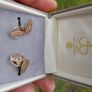 Pair Of Antique Irish 9c Gold 375 Cufflinks 2,2g Image 7