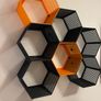 Hexagonal Plastic Shelf - different colours available Image 6