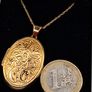 Vintage 9ct yellow gold locket necklace Image 8