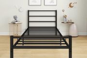 Single Bed Frame with Storage, 3ft