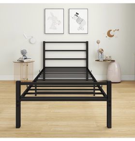 Single Bed Frame with Storage, 3ft