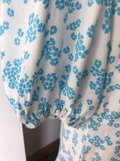 M&S Collection blue white mix top size 14 New with tags