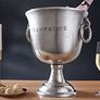 Champagne Cooler Gold or silver  28.5 x 37.5 x 28.5 cm Aluminium Solid Champagne Cooler Large Bottle Cooler Drinks Cooler Table Cooler for Champagne Wine Champagne Image 5