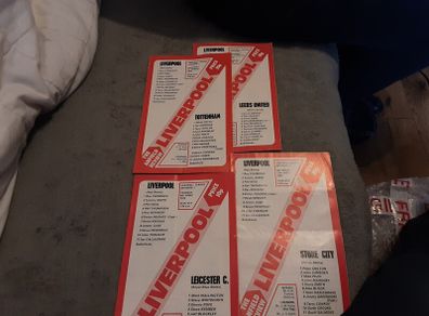 Liverpool football programmes