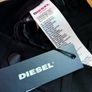 BNWT - Diesel Side-stripe pleat-front Black trouser Image 4