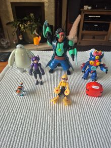 Selection of movie character toys