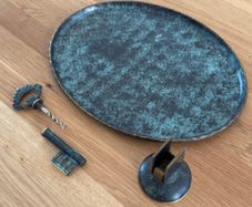 Waiter Bar Set - Patinated Bronze