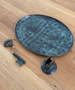 Waiter Bar Set - Patinated Bronze