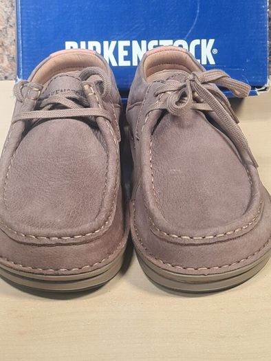 BIRKENSTOCK PASADENA shoes suede leather taupe beige brown Size UK 5 EU 38 boys girls women unisex BRAND NEW BOXED