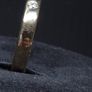 Vintage French 18ct Gold Diamond Ring Size 49 | 3 Natural Diamonds | 3.48g Image 4