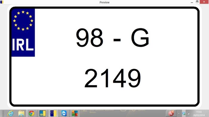 Trailer Number Plates Custom