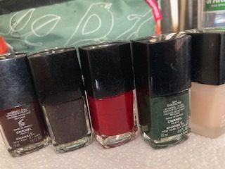 CHANEL nail varnish x 5