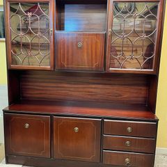 Mahogany drinks cabinet