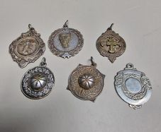 Vintage Irish Sports Medals Silver Plated Collection | Irish Memorabilia | Sports Collectibles