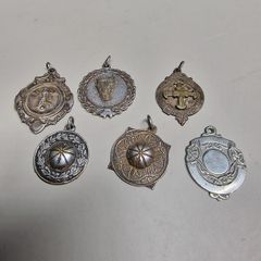Vintage Irish Sports Medals Silver Plated Collection | Irish Memorabilia | Sports Collectibles