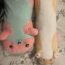 2 Long Cat Plushies Image 3