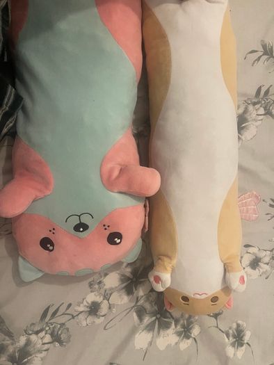 2 Long Cat Plushies