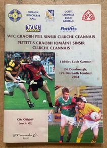 2004 Rathnure v Oulart-the-Ballagh & Starlights v Sarsfields - Wexford Senior Club Finals Programme