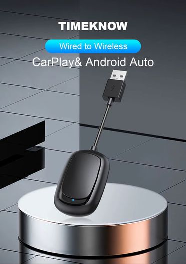 2 in 1 Wireless CarPlay Android Auto Adapter Apple Car play Dongle Mini Ai Box