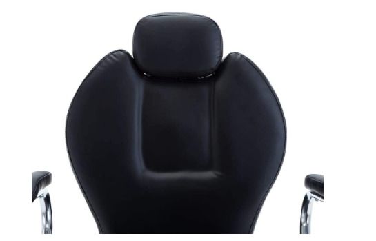 Executive And Adjustable  faux leather  upholstery barber Chair Hairdressing Equipment Operating Chair Black