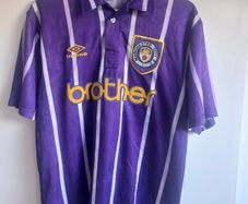 Manchester City Away Jersey 1992-94
