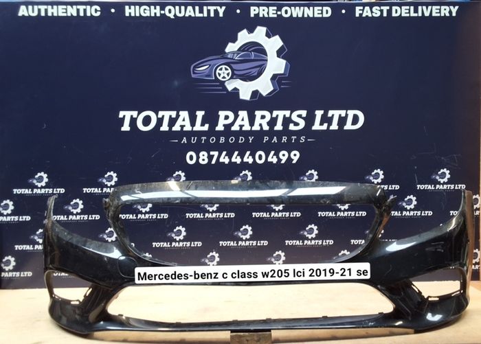 Mercedes-benz c class w205 lci 2019-21 se front bumper