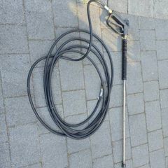 Commercial Heavy Duty Power Washer Gun, Lance & Hose - 280 Bar As-Is Minor Leak