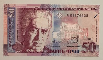 Armenia 50 Dram 1998 Banknote