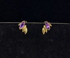 9ct gold clip-on earrings