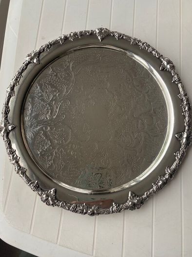 Silver plated trays & dishes