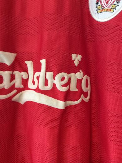 Liverpool Jersey. Official Reebok Mens Home Jersey Season 1998-2000.Original From The Time. Not A Modern Remake.