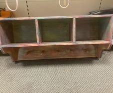 Vintage upcycled shelf