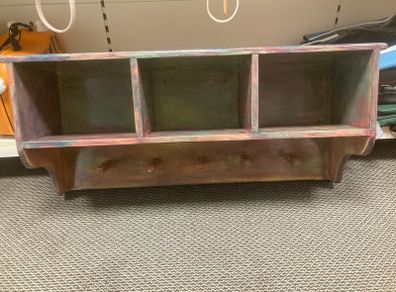 Vintage upcycled shelf