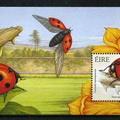 2003 Ireland Fauna & Flora (Beetles) Commemorative Stamp Miniature Sheet Mint Never Hinged (MNH)