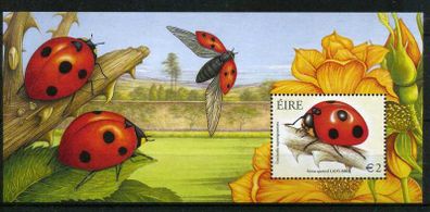 2003 Ireland Fauna & Flora (Beetles) Commemorative Stamp Miniature Sheet Mint Never Hinged (MNH)