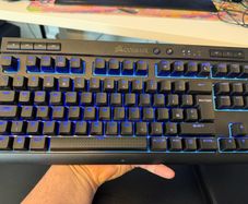corsair k63 wireless and lapboard