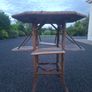 Late Victorian / Aesthetic Movement bamboo and lacquer tiered side table Image 5