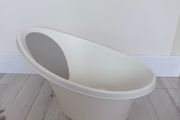 Shnuggle Baby Bath Tub 0-12 Months, White/Grey
