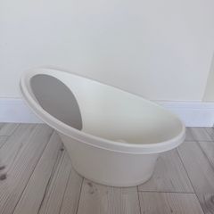 Shnuggle Baby Bath Tub 0-12 Months, White/Grey