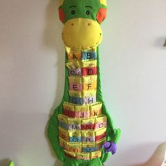 Alphabet Giraffe wall hanging