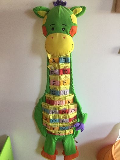Alphabet Giraffe wall hanging