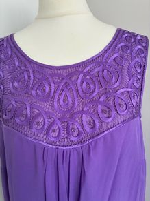 New Vibrant Silk Cocktail Dress