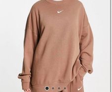 Nike Brown Sweatshirt size S oversized