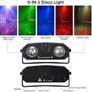 Disco Lights 5 in 1 Led DJ Light with Tripod Stand, Kaleidoscope Ball/Red Green Pattern/Sound Activated/Star Light/Strobe Effect, Portable Disco Ball for Gig Disco Party DJ Stage Lighting Image 2