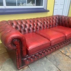 Oxblood Chesterfield Sofa