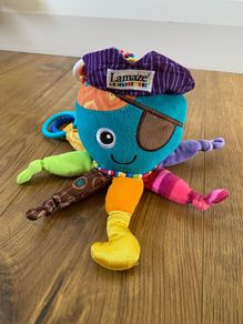 Lamaze Pirate Octopus Sensory Chime Rattle Toy