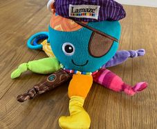 Lamaze Pirate Octopus Sensory Chime Rattle Toy