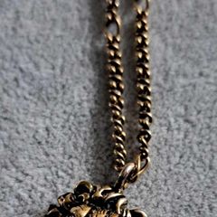 Gucci lion head necklace