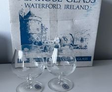 Penrose Glass Waterford Ireland 6 Brandy Glasses