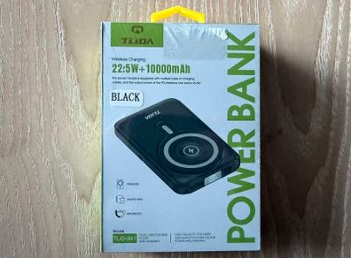 Tlida Wireless & Cable Charging Power Bank 22.5W + 10000mAh (New)